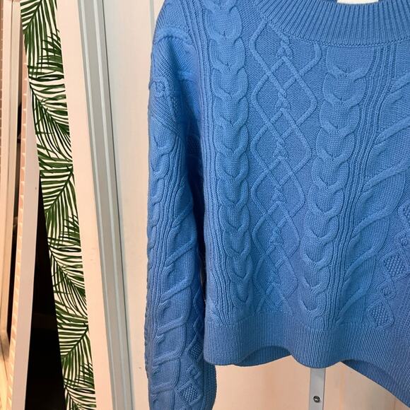 CAMI NYC Davney Merino Wool Cable Sweater NWT XL - Picture 6 of 12